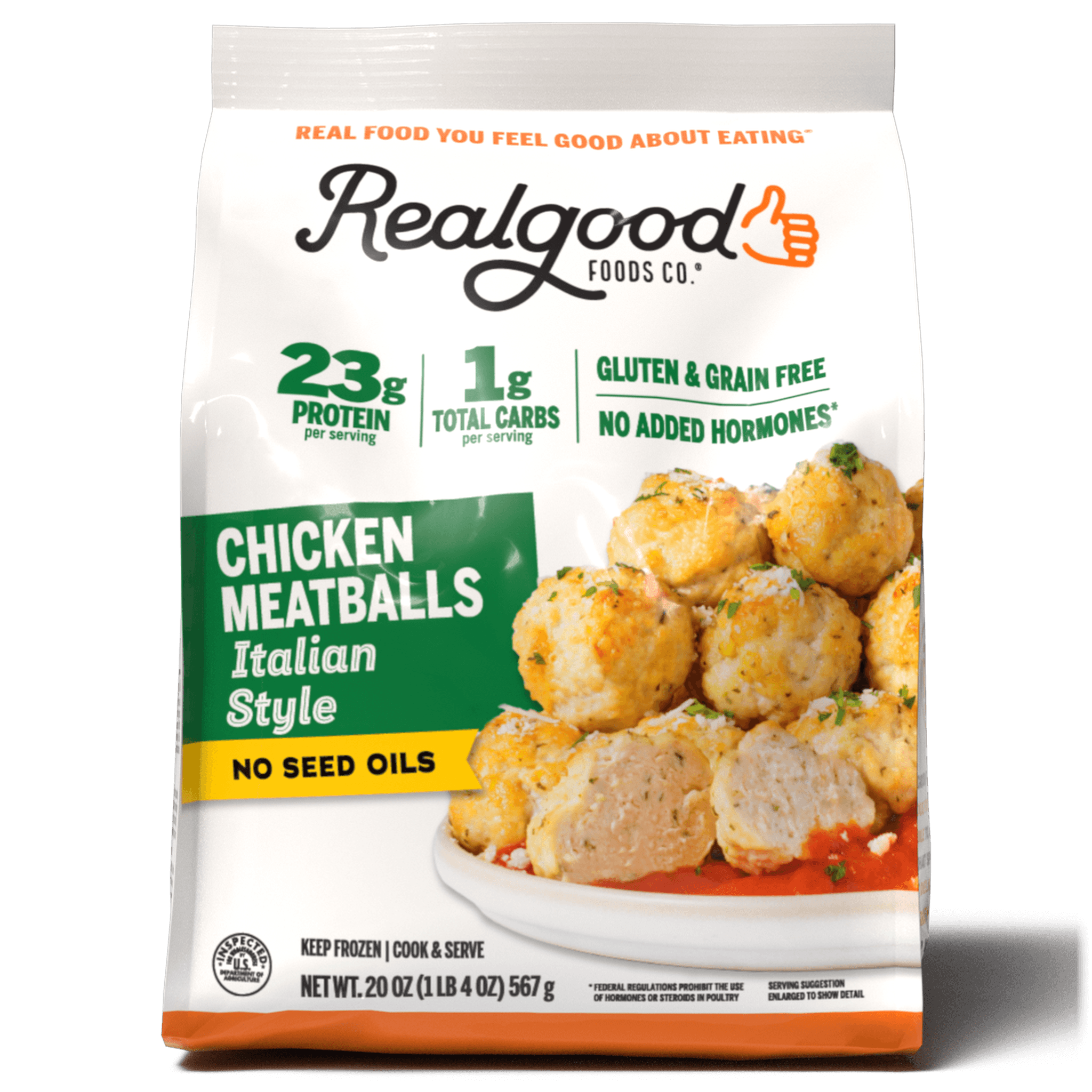 Real Good Foods Italian Style Chicken Meatballs