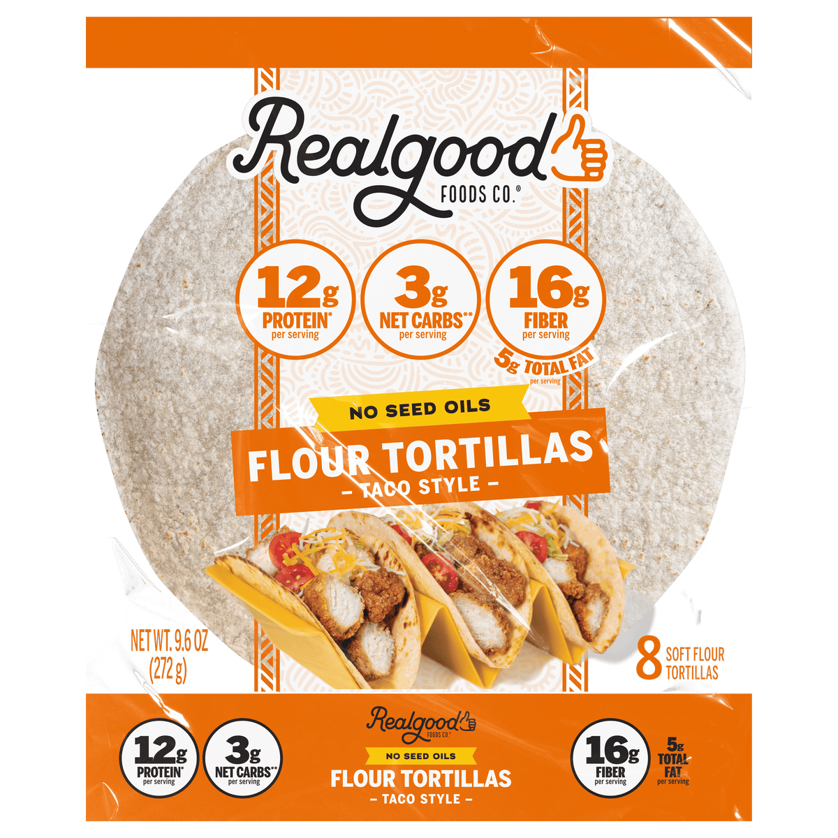 Real Good Foods Flour Tortilla (Taco Style) - Walmart