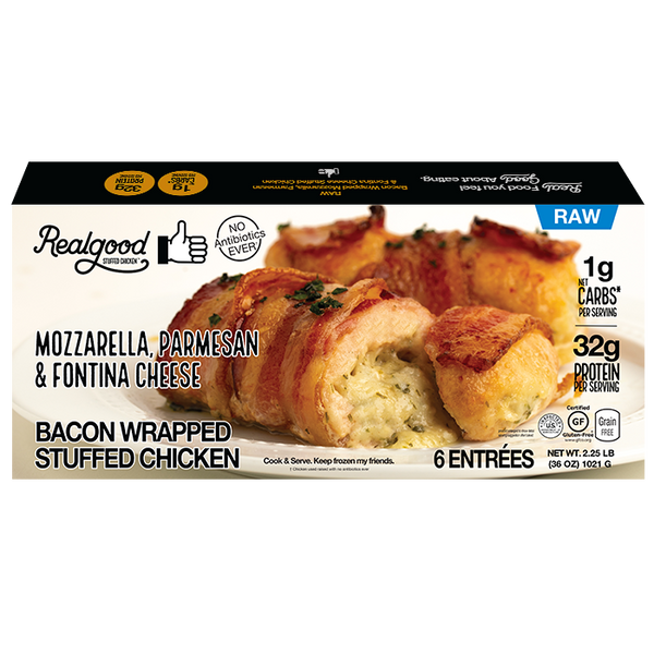 Costco Three Cheese Bacon Wrapped Stuffed Chicken